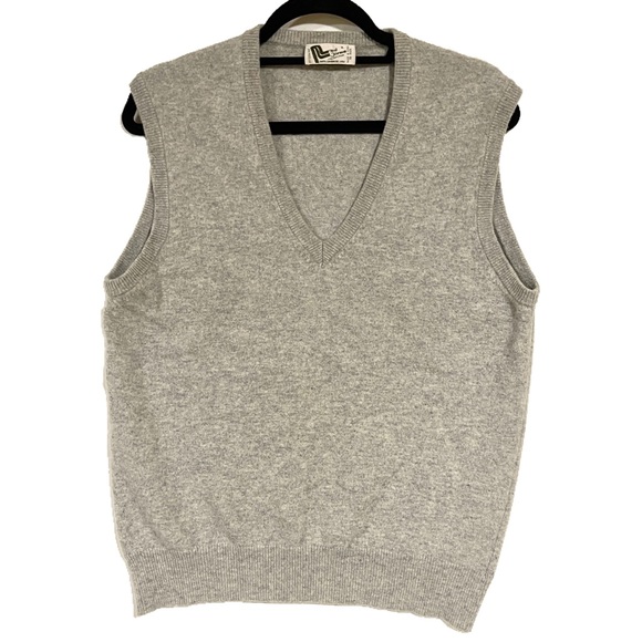 Vintage 1960's 100% Cashmere Sweater Vest - Picture 1 of 3